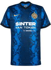 NIKE INTER MILAN 2021/22 HOME SPONSOR JERSEY - Soccer Plus