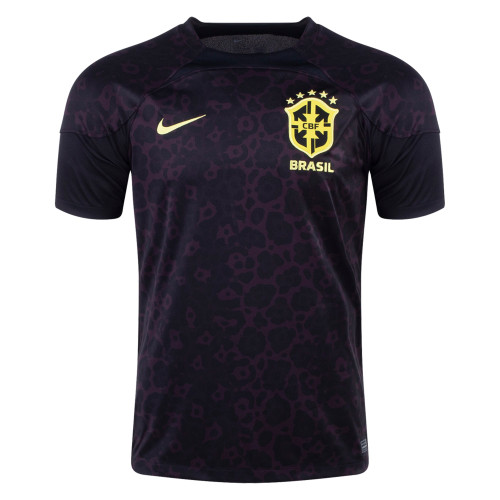 Brazil National Team Nike Women's 2022/23 Replica Goalkeeper Jersey - Black