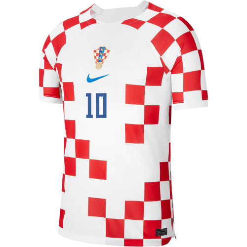 Nike グヴァルディオル　クロアチア代表ユニフォーム　パッチ付き　2022WC NIKE CROATIA WORLD CUP 2022 HOME MODRIC JERSEY - Soccer Plus