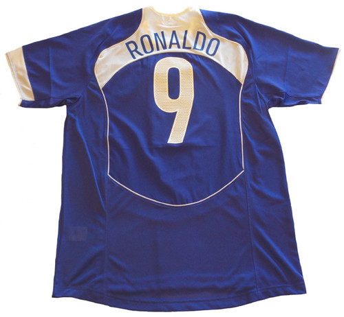 Nike Brazil home soccer jersey 2004/2006 Ronaldo #9