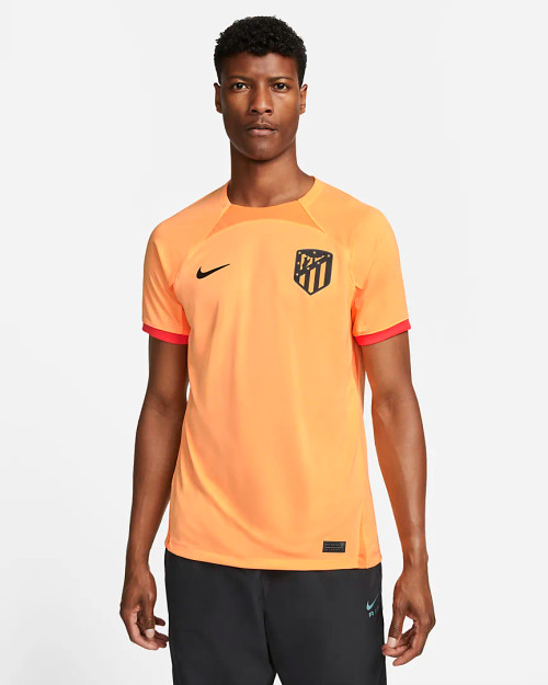 NIKE ATLETICO MADRID 2022/23 THIRD JERSEY ORANGE