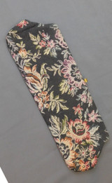 Vintage Floral Tapestry Clutch Purse, 17 inches Wide 1960s