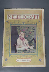 Vintage Needlecraft Magazine, November 1919 Sewing and Embroidery Crochet Knitting