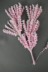 Vintage Millinery Flowers Pink Lily of the Valley, 5 groups