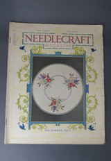 Vintage Needlecraft Magazine December 1921, Crochet & Knitting instructions, Sewing and Embroidery