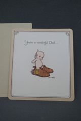 Vintage Rose O'Neill Kewpies Father's Day Greeting Card with envelope, 1970s