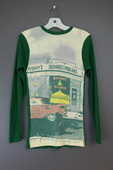 Vintage T-Shirt Skidmore Poolhall 1980s, 24-26 chest, Scoreboard