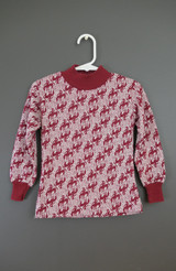 Vintage Little Boy's Cowboy Knit Top Sweater 1970s