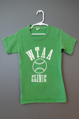 Vintage Boy's Little League T-Shirt WTAA Clinic 1980s, NJ