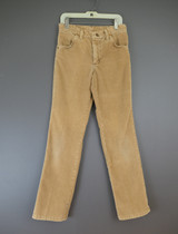 Vintage Tan Corduroy Wrangler Pants, 26 inch waist, 1980s Junior, straight leg