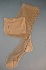 Vintage Seamed Nylon Stockings Full Fashioned, sz 10 x 33 inches long, 1950s unworn
