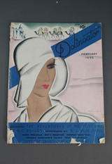 Vintage Delineator Magazine February 1929, Fashion Home