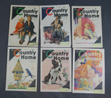 Lot of 6 Vintage The Country Home Magazines 1930s & 1931, Home and farming