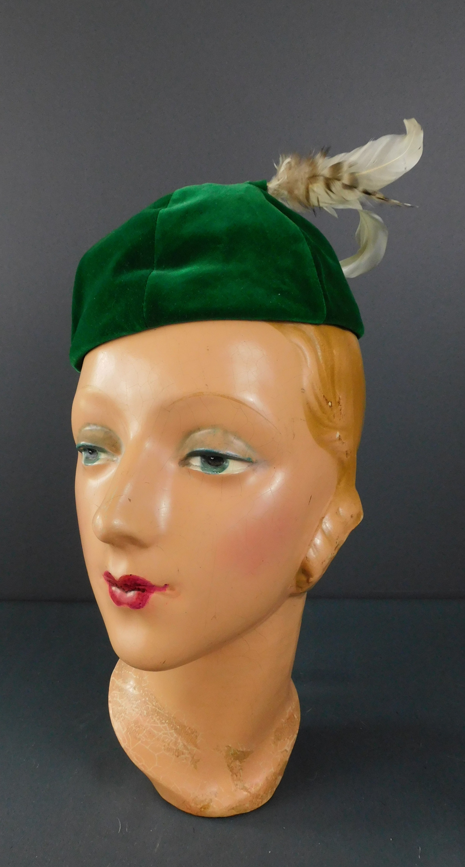 バレン BAREN SCARF HAT / Antique-Green - 小物 