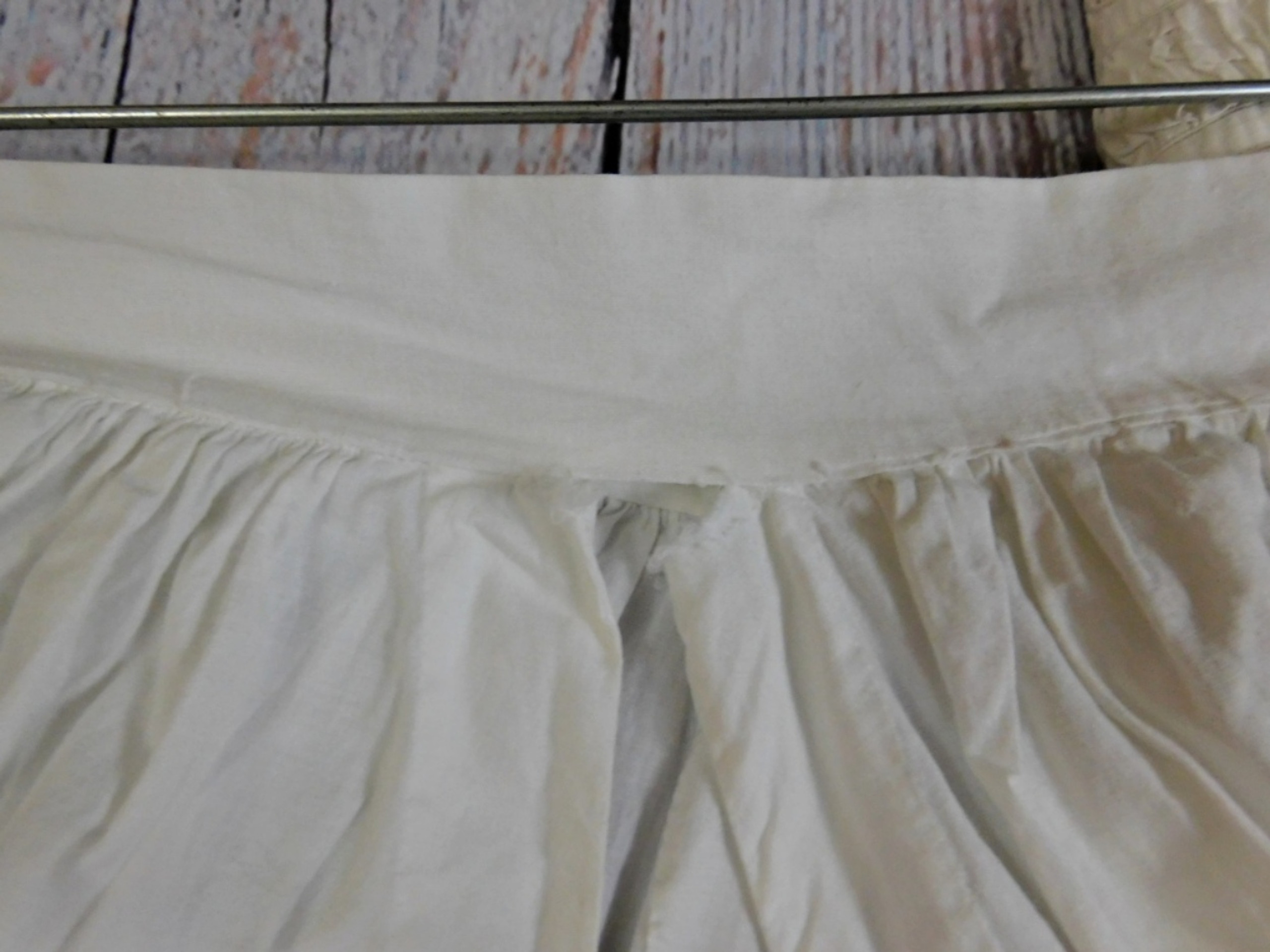 Antique White Cotton Bloomers, Split Crotch, 1900s Edwardian XL 34 inch ...