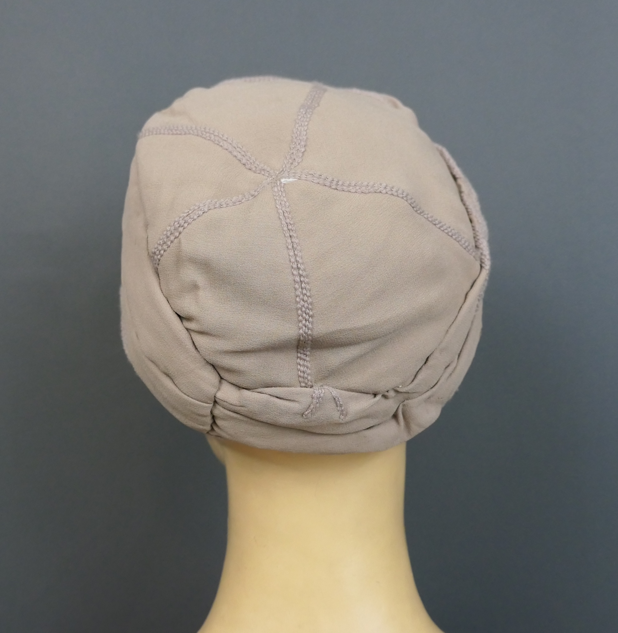 Silk linen handmade 3D retro hat Silk Lined Baseball Hat, Silk Lined Baseball Cap, Satin  main image 3