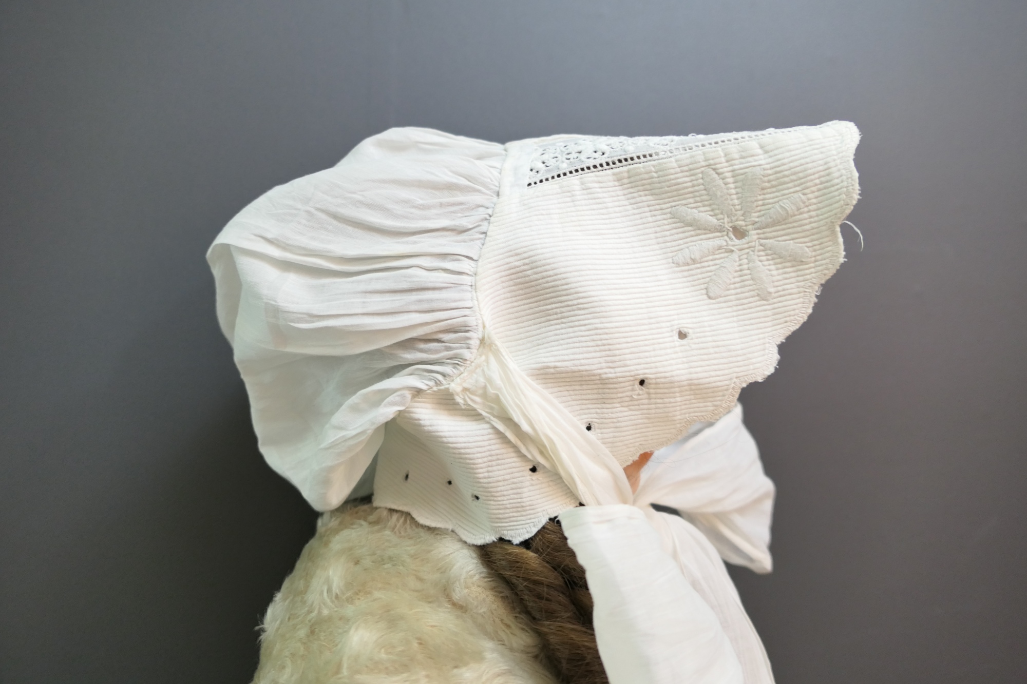 【ぴぷ】épine lace cotton panier white épine - epine cotton lace panier whiteの通販 by にゃん