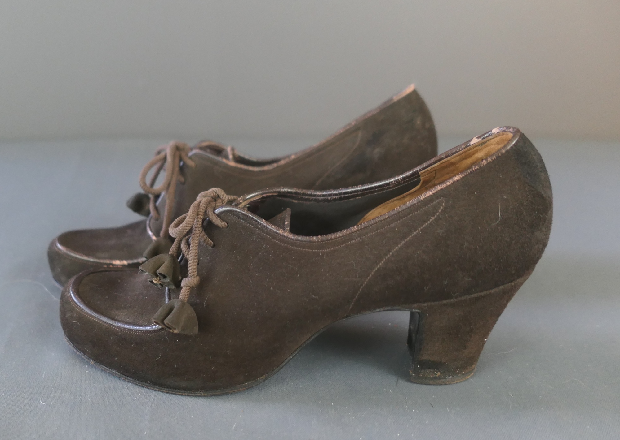 BALLY brown Suede Lace-Up Shoes Lace ups Bally Brown size 6 US in Suede - 27105002 main image 3