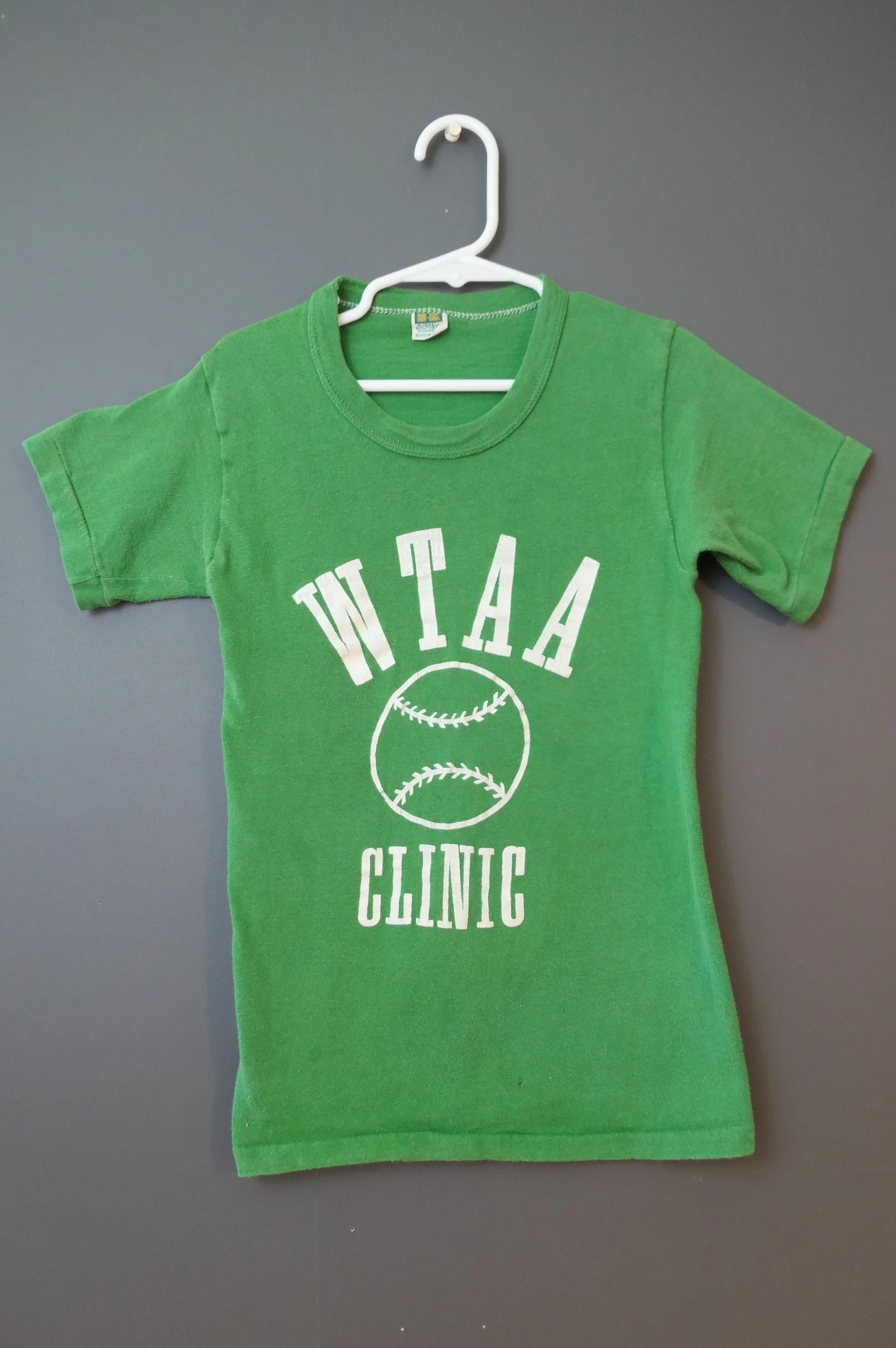 Vintage Boy's Little League T-Shirt WTAA Clinic 1980s, NJ