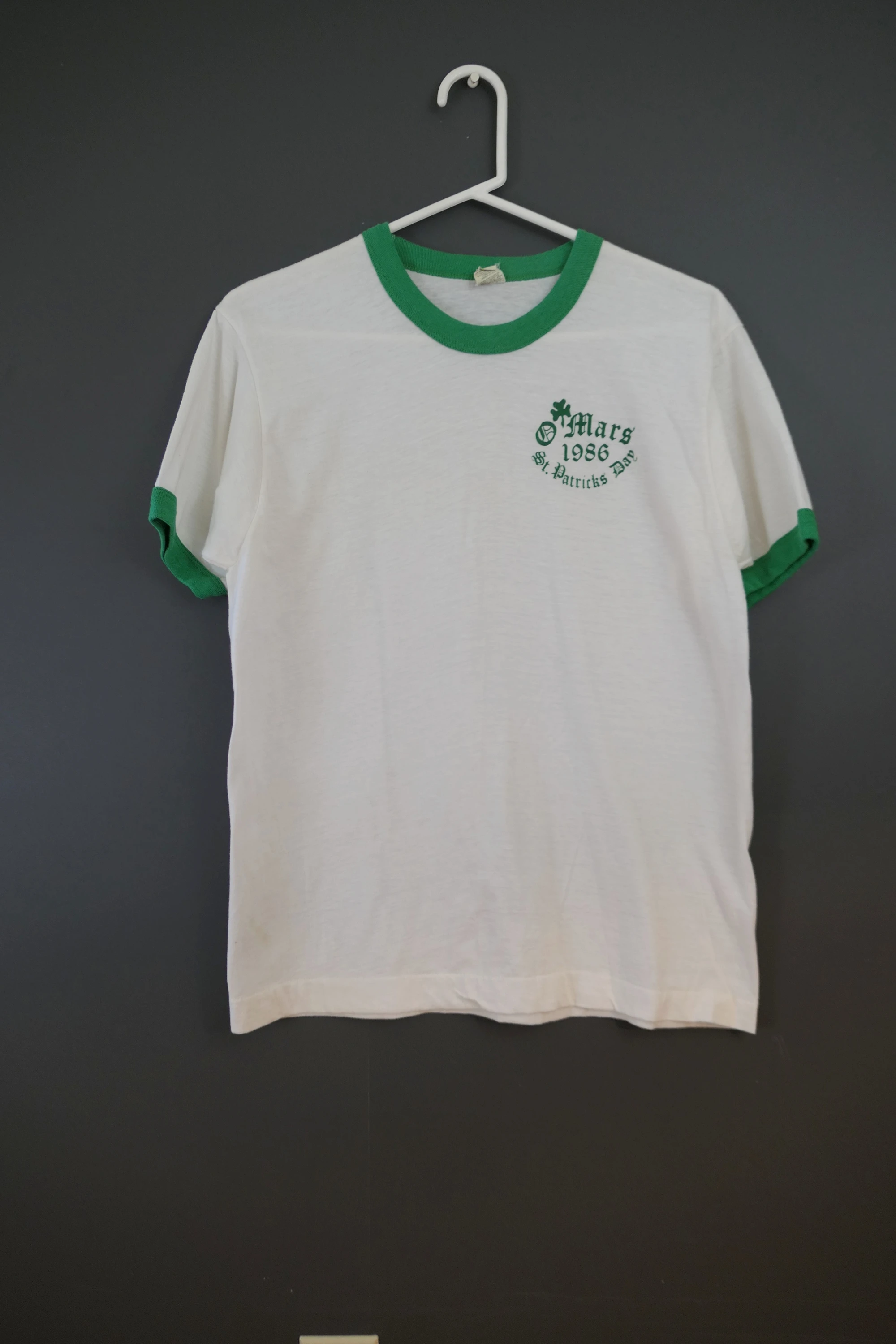 Vintage O'Mars St. Patrick's Day T-shirt, 1986 Ringer