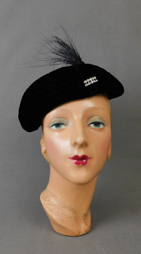 Vintage Feather Hat - Black/Tan – Spring Legion