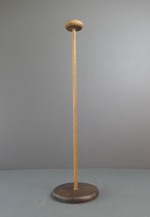 Tall Vintage Wood Hat Stand for Display, 19 inches Tall