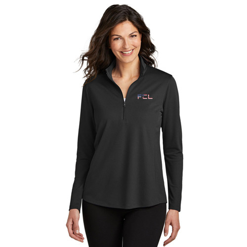 Port Authority Women's Dry Zone UV Micro-Mesh 1/4-Zip
