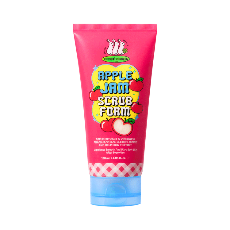Chasin’ Rabbits Apple Jam Scrub Foam, pena za čišćenje i piling lica, 120 ml