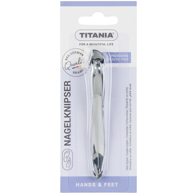 TITANIA® Zakrivljena grickalica za nokte 1054 B, 1 kom.