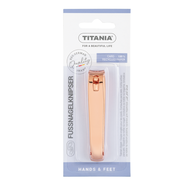 TITANIA® Grickalica za nokte na nogama rose gold 1091/53RG B, 1 kom.