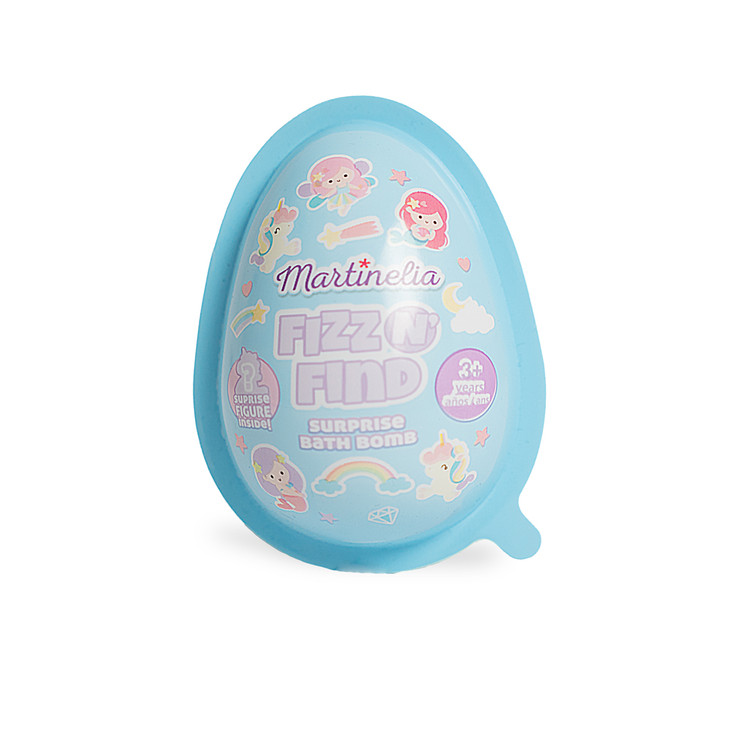 Martinelia plavo šumeće jaje za kupanje sa figurom iznenađenja, 150 gr