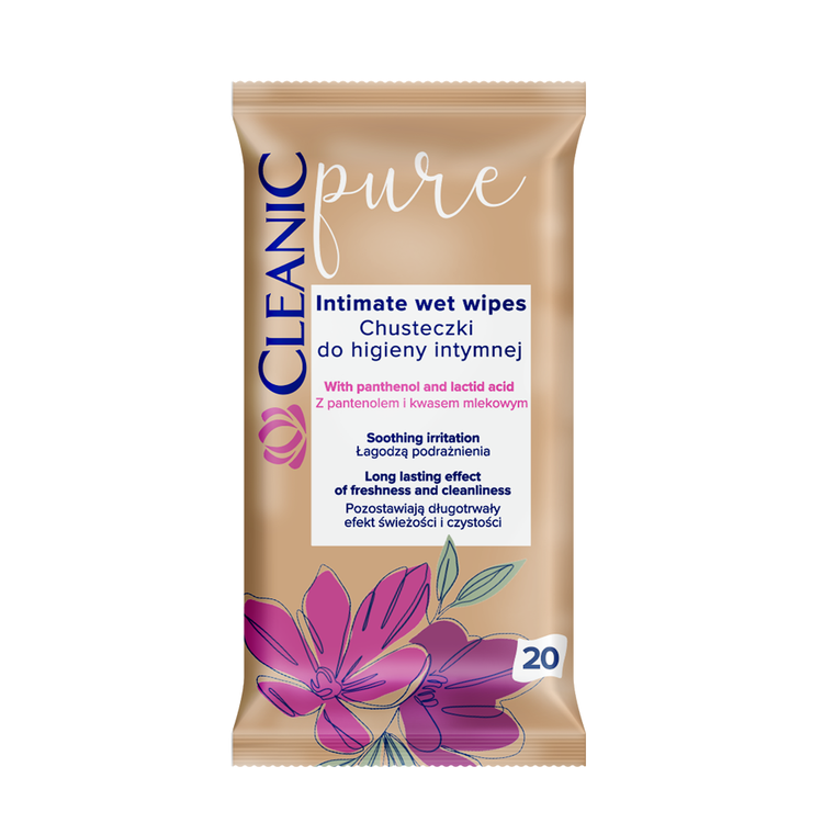 CLEANIC Pure vlažne maramice za intimnu higijenu, 20  kom