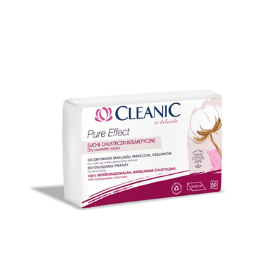 CLEANIC Pure Effect suve kozmetičke maramice,15x20, 50 kom - beautystore.rs