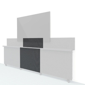 Heckler Framework Short Inner Panel & Backsplash Steamship (Maharam Wrapped)