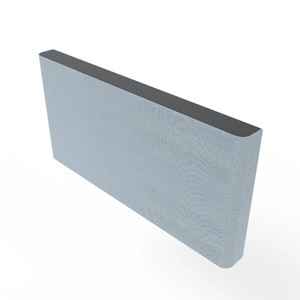 Heckler AV Credenza 4U (Black Grey with Blue Fabric)