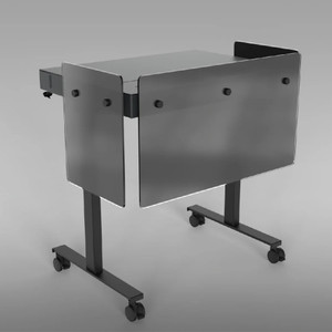 Heckler Premium Modesty Panel for Lectern 4U (Dark Frost with Logo)