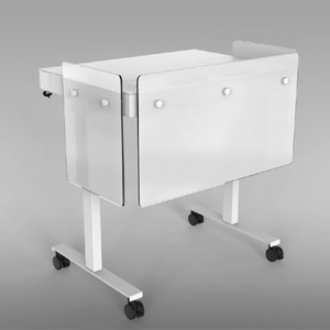 Heckler Premium Modesty Panel for Lectern 4U (White Frost)