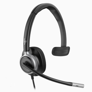 HP Poly Mission 615 Monaural USB Wired Headset, USB-C/A
