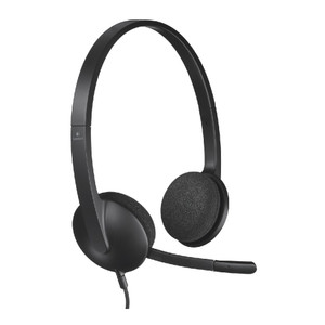 Logitech H340 Stereo Wired USB Headset, USB-A Logitech H340 Stereo Wired USB Headset, USB-A