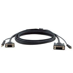 Kramer C-MDMA/MGMA-3 15–Pin HD to DVI & 3.5mm Stereo Audio Cable (3')