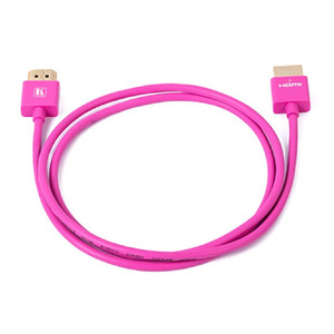 Kramer C-HM/HM/PICO/PK-6 Ultra–Slim High–Speed Pink HDMI Cable with Ethernet (6')