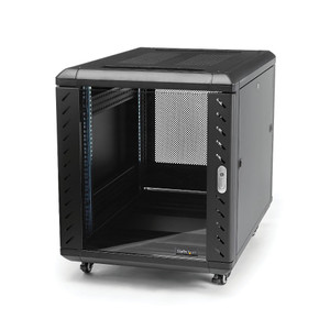 StarTech 15U Enterprise-Grade Server Rack Cabinet, 19" Enclosed 4-Post Rack with 83cm Mounting Depth & 800kg Weight Capacity