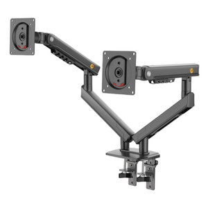 North Bayou A5C Mechanical Spring Dual Arm for 17"-32" Monitor (Black)