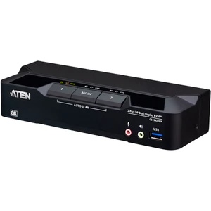 ATEN 2-Port USB 3.0 8K DisplayPort Dual-Display KVMP Switch (Cables Included)
