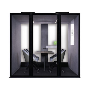 Exsto Meeting Booth, C PLUS+ (with Meeting Table) c/w Touch Screen Panel, 2400W x 3000D x 2280H (6 Pax)