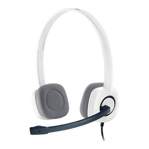 Logitech H150 Stereo Wired Headset, 3.5mm (Cloud White) Logitech H150 Stereo Wired Headset, 3.5mm (Cloud White)