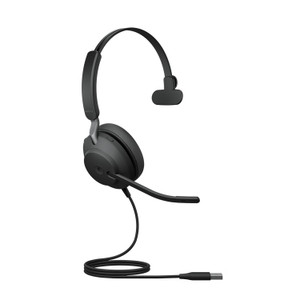Jabra Evolve2 40 SE MS Mono Office Headset, MS Teams, USB-A (Black) Jabra Evolve2 40 SE MS Mono Office Headset, MS Teams, USB-A (Black)