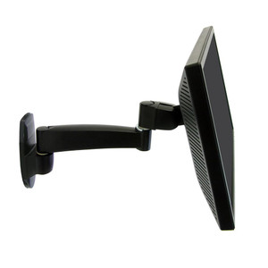 Ergotron 200 Series Wall Monitor Arm, 1 Extension Single Monitor Mount Ergotron 200 Series Wall Monitor Arm, 1 Extension Single Monitor Mount