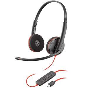 Poly Plantronics Blackwire 3220 Stereo Office Headset, USB-C Poly Plantronics Blackwire 3220 Stereo Office Headset, USB-C