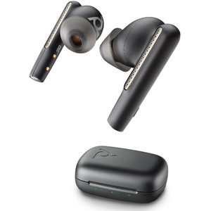 Poly Plantronics Voyager Free 60 UC With Basic Charging Case MS Teams USB-C, True Wireless Earbuds (Black)